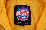 Vintage Green Day Packers Football Puffer Jacket - Jacket - Thrifted Threads