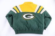 Vintage Green Day Packers Football Puffer Jacket - Jacket - Thrifted Threads