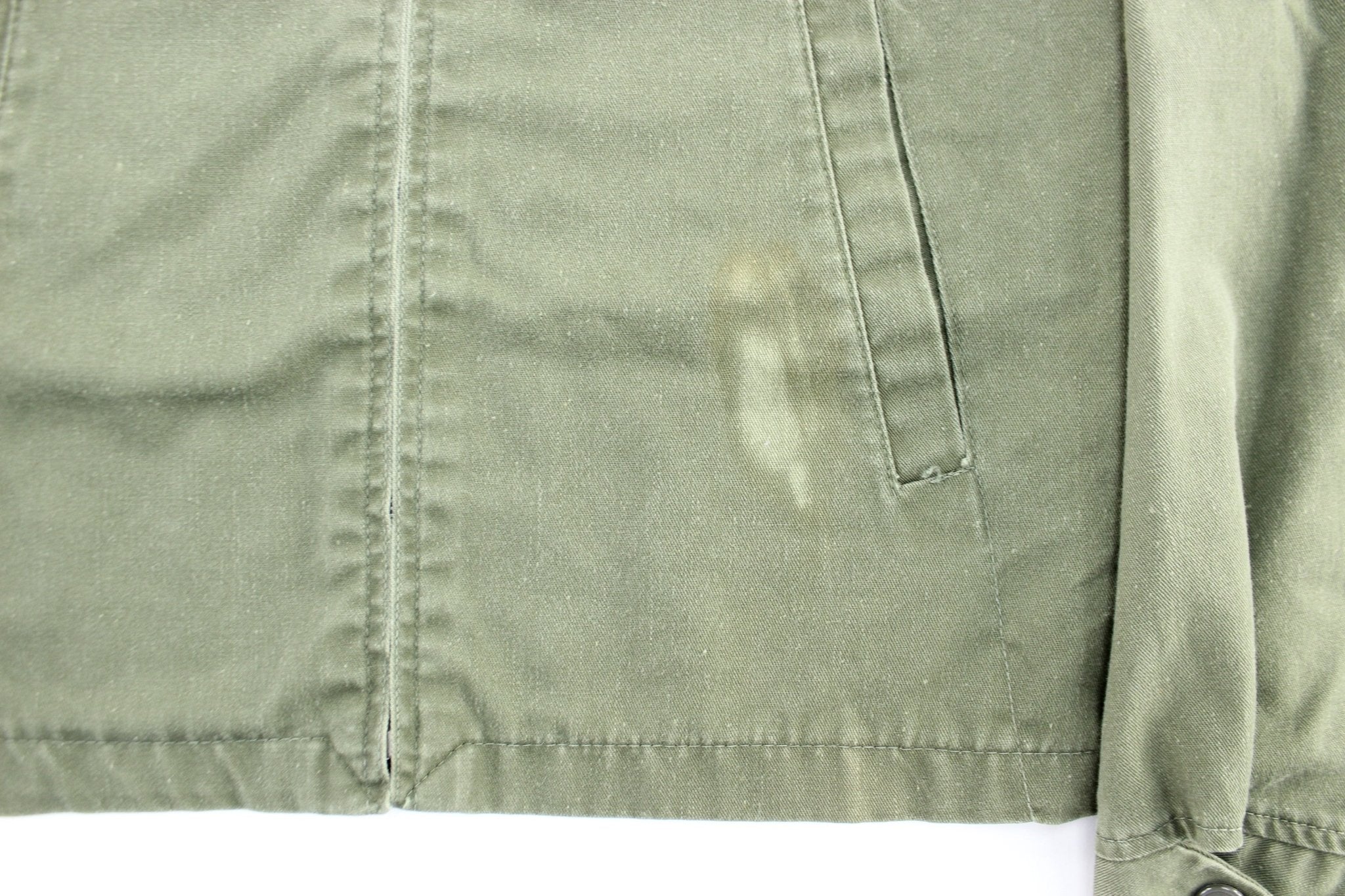 Vintage Green Harrington Zip Up Jacket - ThriftedThreads.com