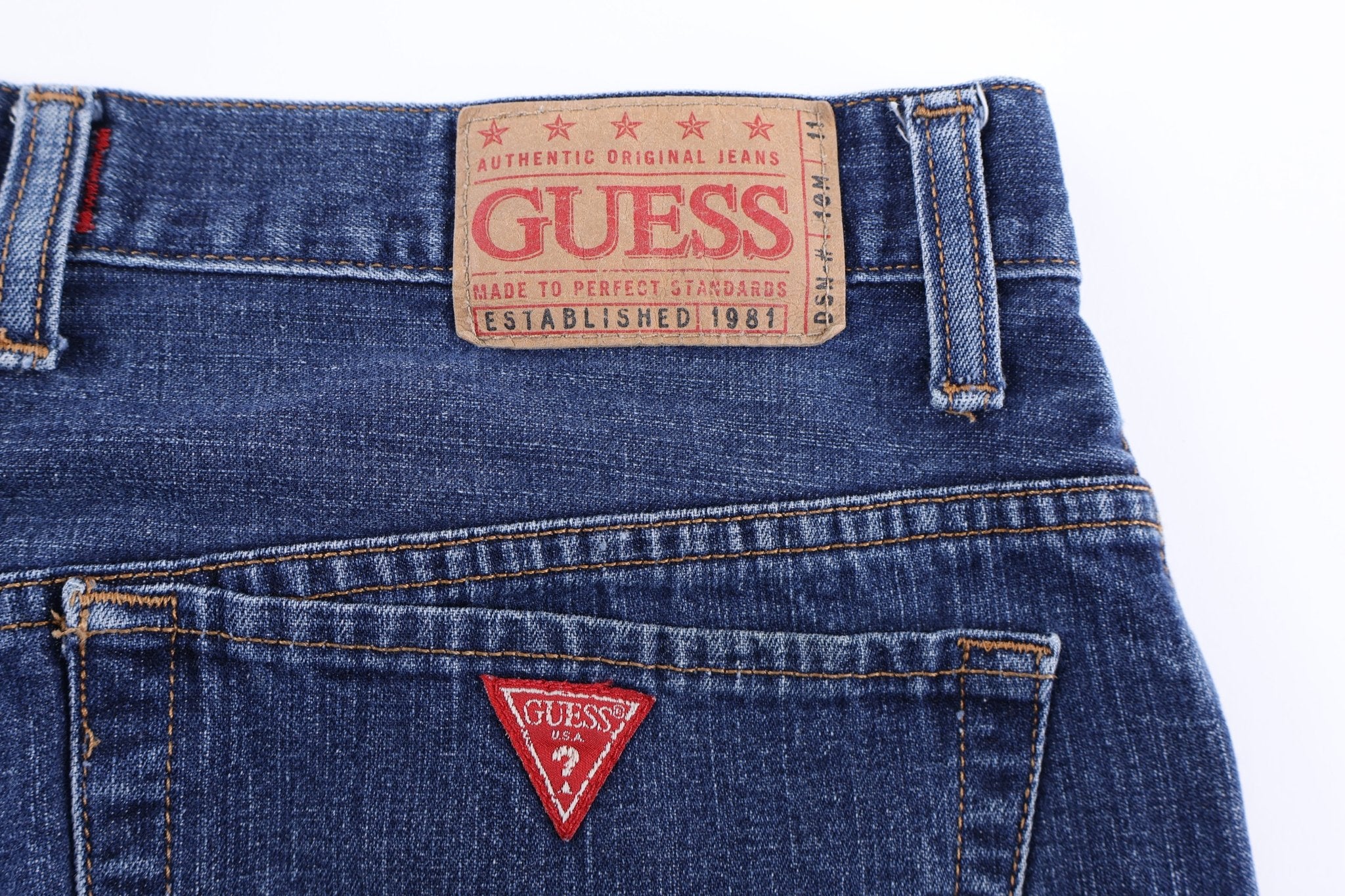 Vintage GUESS Dark Wash Denim Shorts - Pants/Shorts - Thrifted Threads