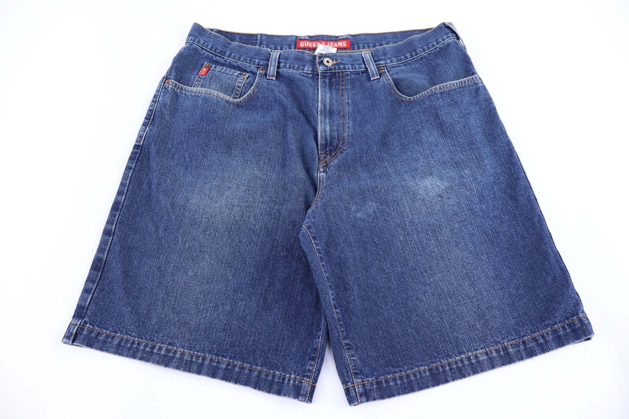 Vintage GUESS Dark Wash Denim Shorts - Pants/Shorts - Thrifted Threads