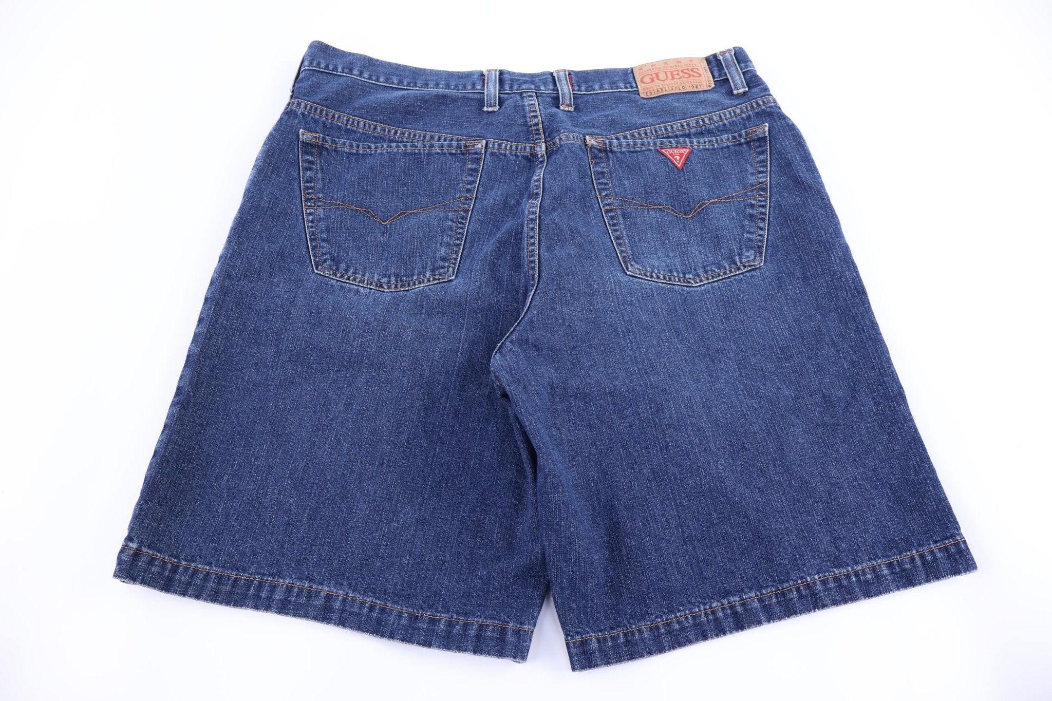 Vintage GUESS Dark Wash Denim Shorts - Pants/Shorts - Thrifted Threads