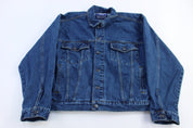 Vintage Hard Rock Cafe Dark Wash Denim Jacket - Jackets - Thrifted Threads