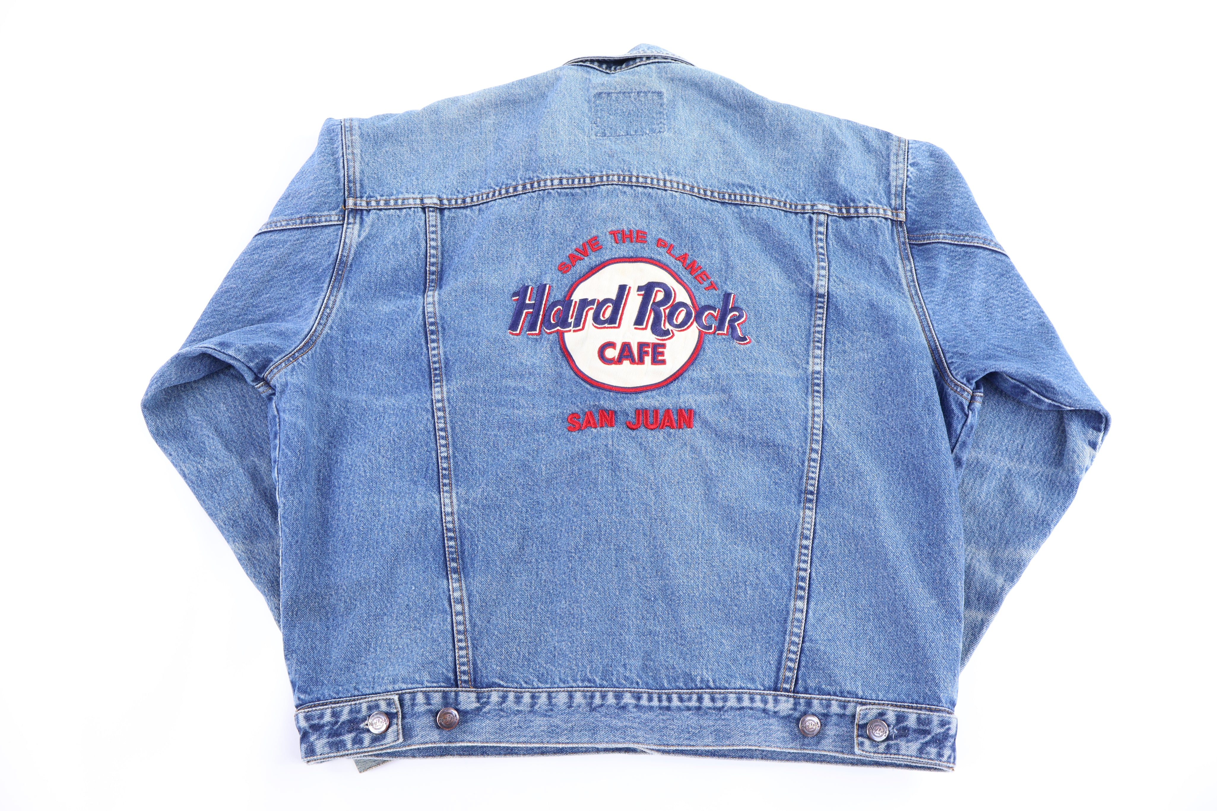 Vintage Hard Rock Cafe Denim Jacket - Jacket - Thrifted Threads