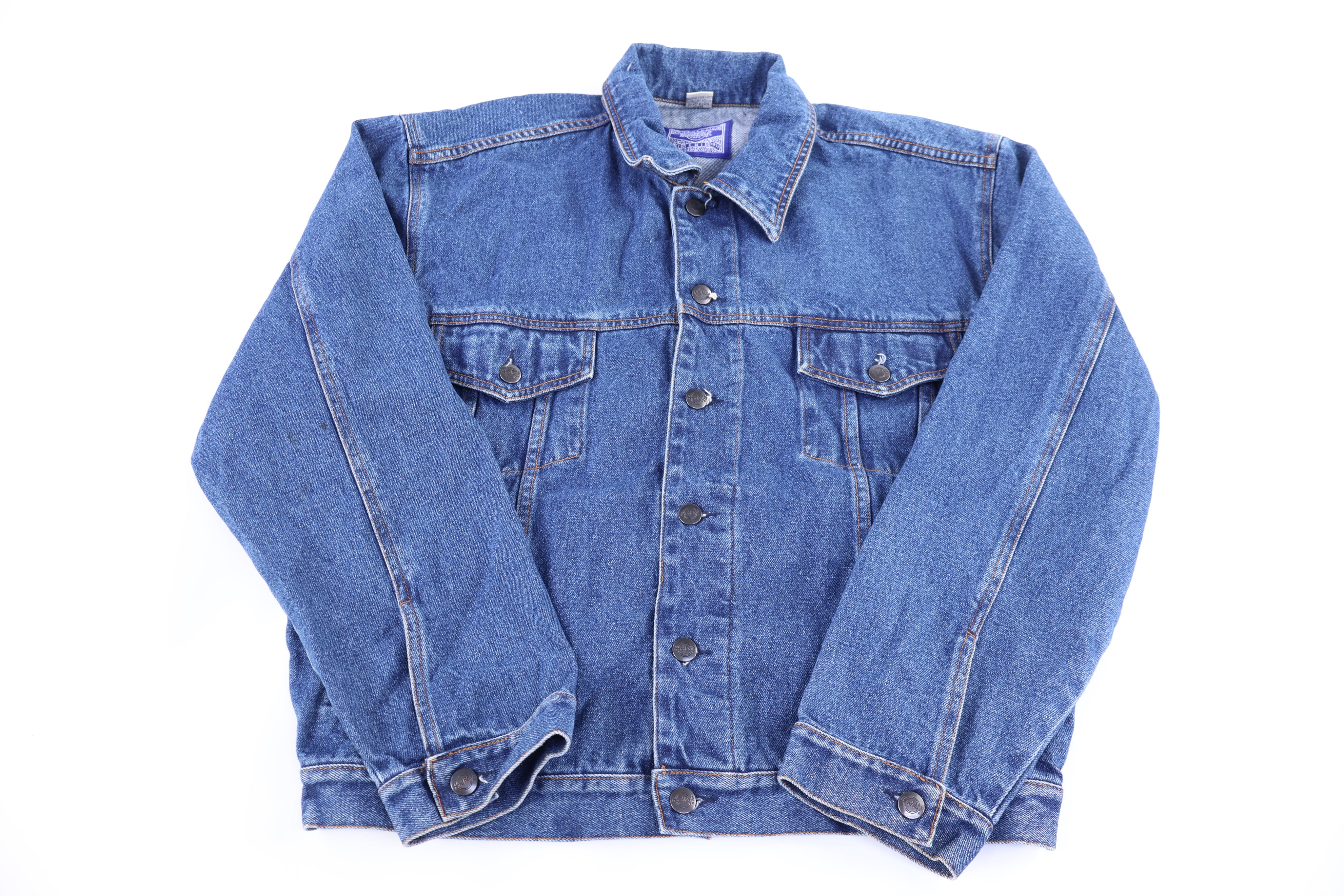 Vintage Hard Rock Cafe Save The Planet Denim Jacket - Jacket - Thrifted Threads