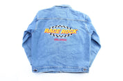 Vintage Hard Rock Orlando Embroidered Denim Jacket - Jacket - Thrifted Threads