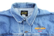Vintage Hard Rock Orlando Embroidered Denim Jacket - Jacket - Thrifted Threads