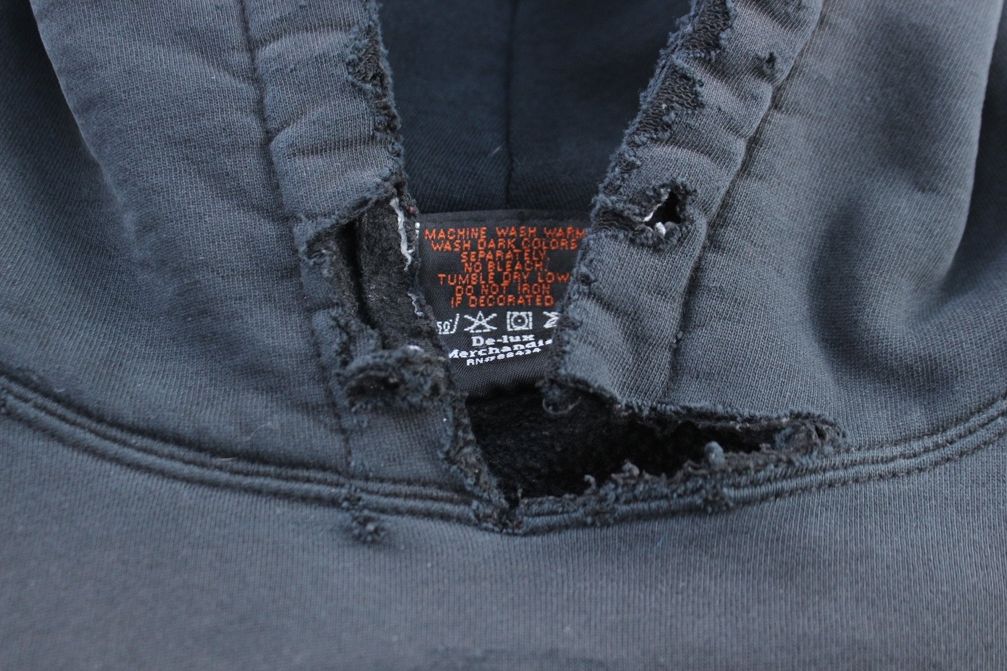 Vintage Harley Davidson Motorcycles Amarillo, Texas Sleeveless Hoodie - Jackets - Thrifted Threads