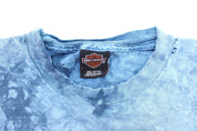 Vintage Harley Davidson Motorcycles Conroe, Texas Tie - Dye T-Shirt - ThriftedThreads.com
