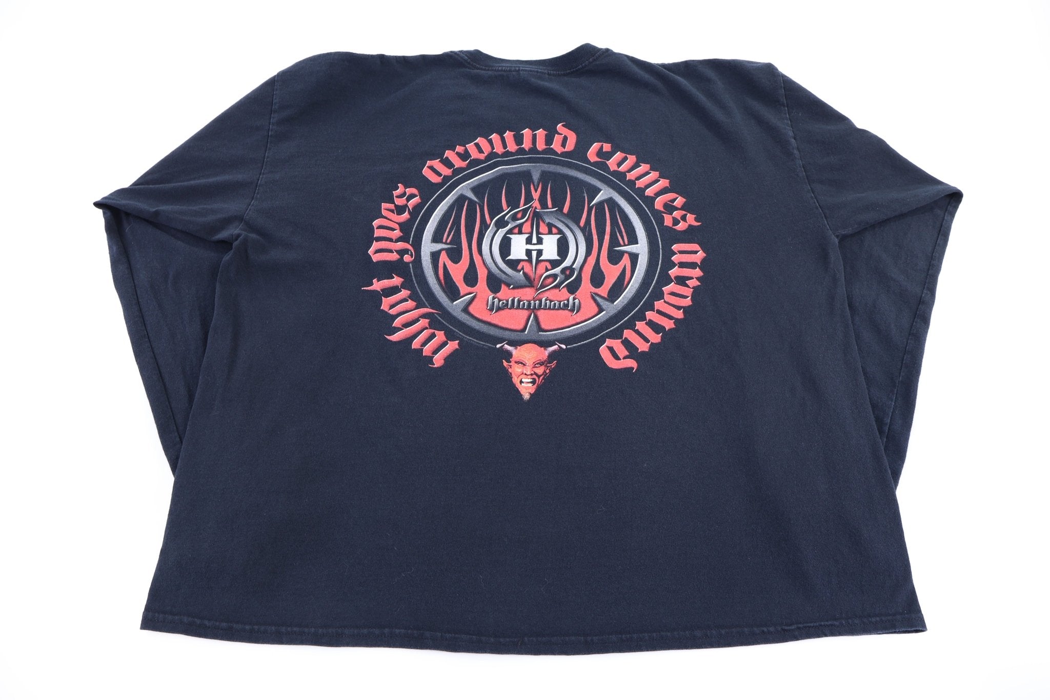 Vintage Hellaback Flames LS T-shirt - Shirts & Tops - Thrifted Threads