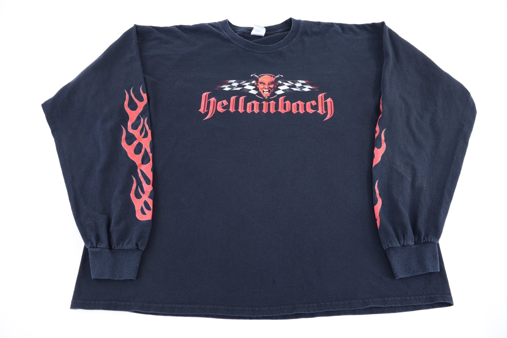 Vintage Hellaback Flames LS T-shirt - Shirts & Tops - Thrifted Threads