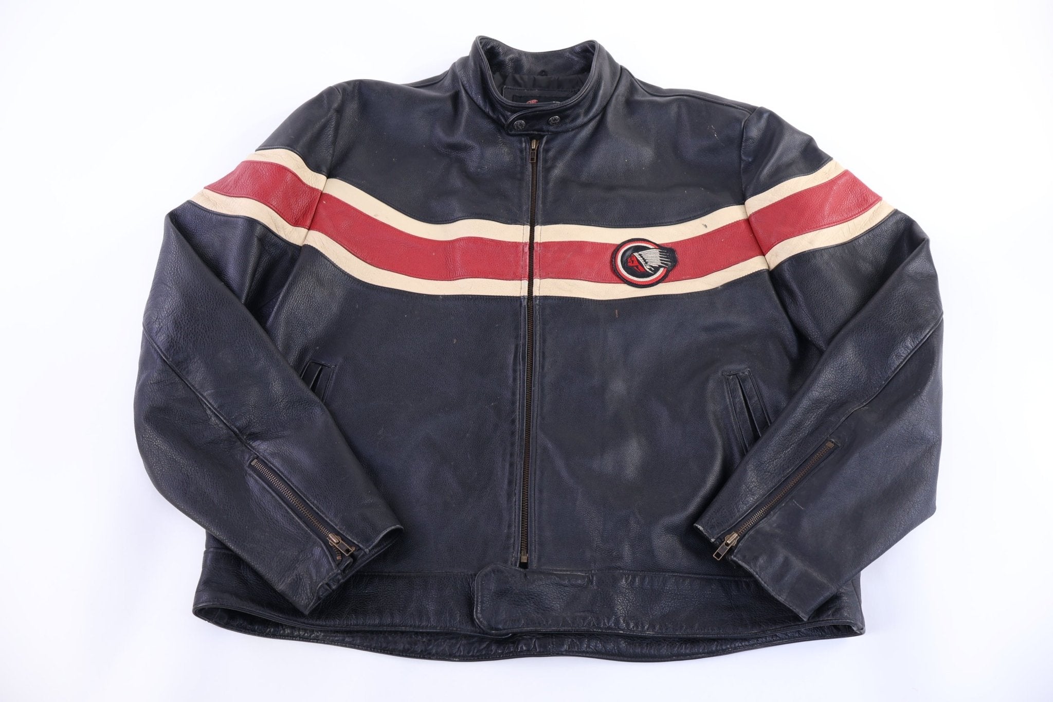 Vintage Indian Motorcycles Full Zip Jacket - Jacket - Thrifted Threads
