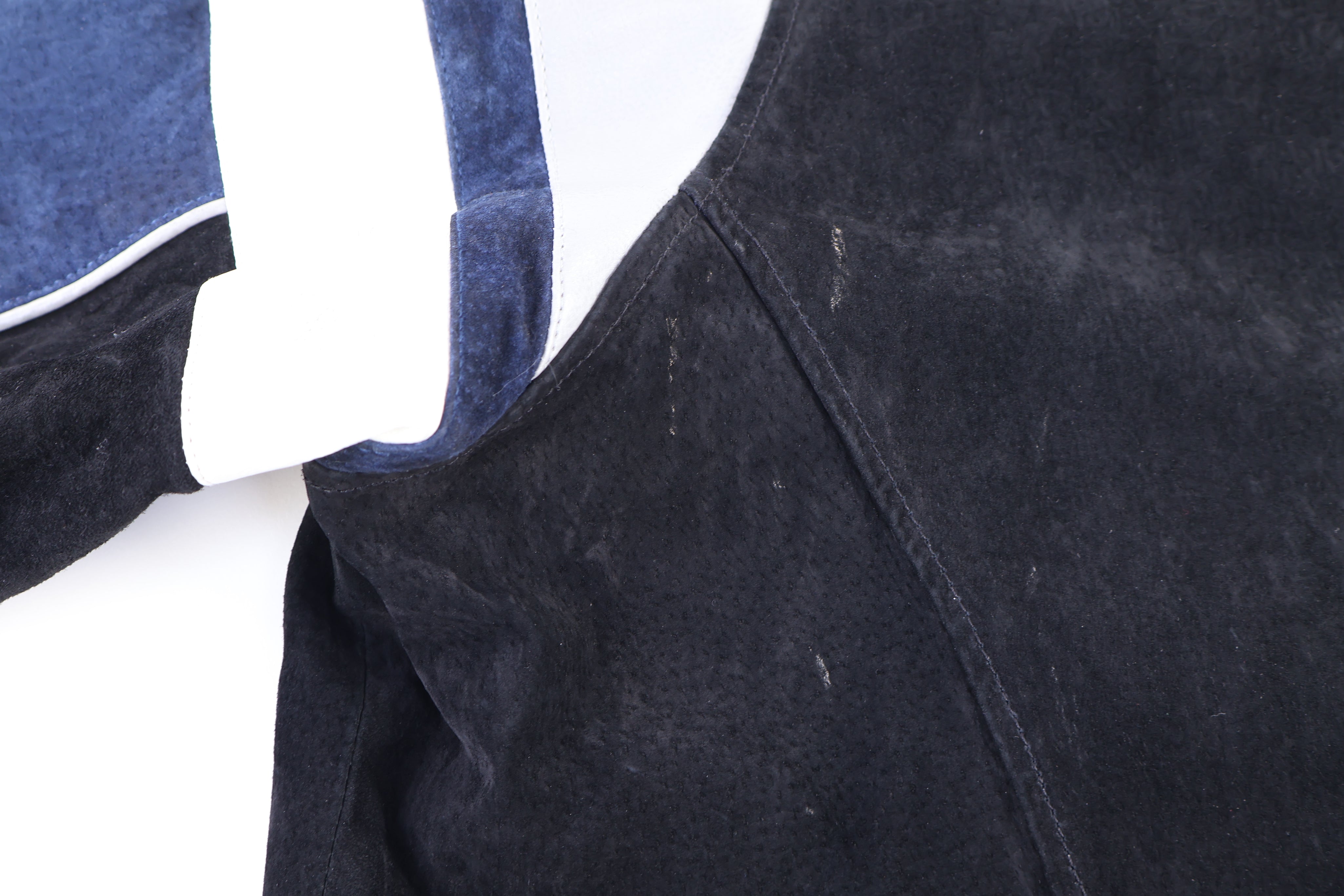 Vintage Indianapolis Colts Football Leather Suede Jacket - Jacket - Thrifted Threads