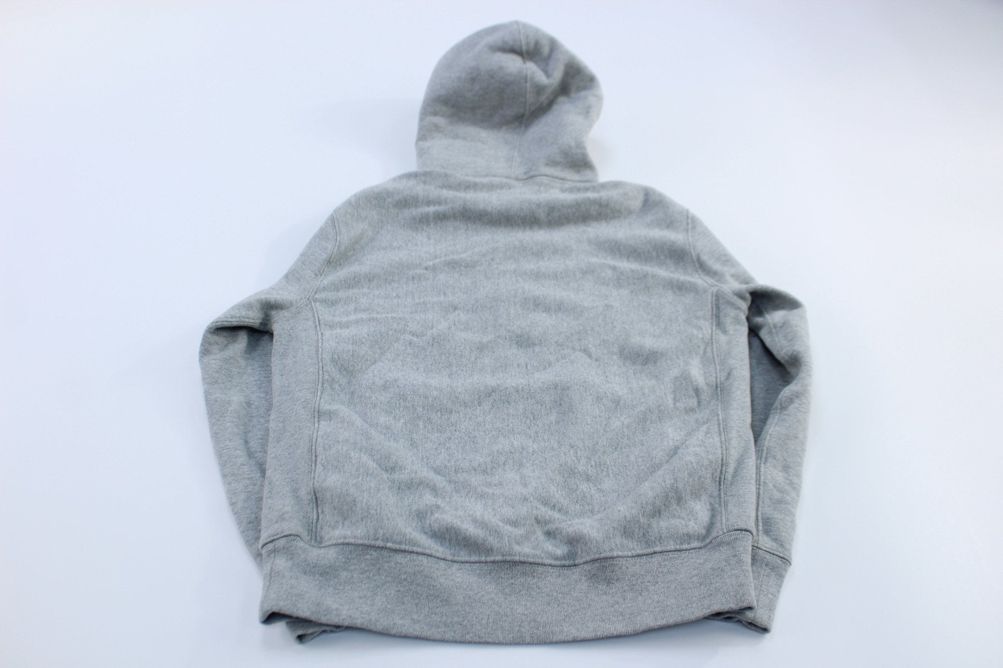 Vintage J. Crew Grey Blank Pullover Hoodie - ThriftedThreads.com