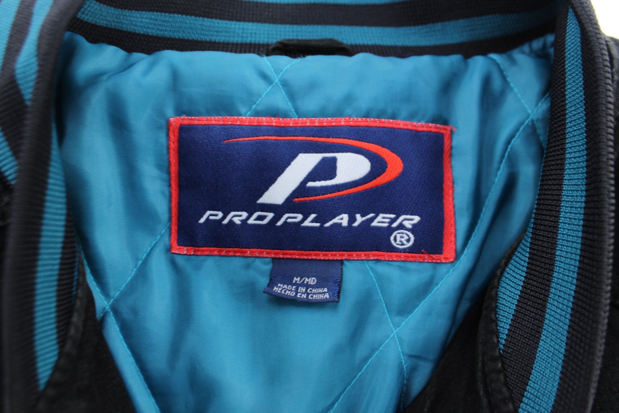Vintage Jacksonville Jaguars Embroidered Pro Player Zip Up Jacket - ThriftedThreads.com