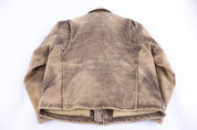 Vintage James Dean Leather Full Zip Jacket - Jacket - Thrifted Threads