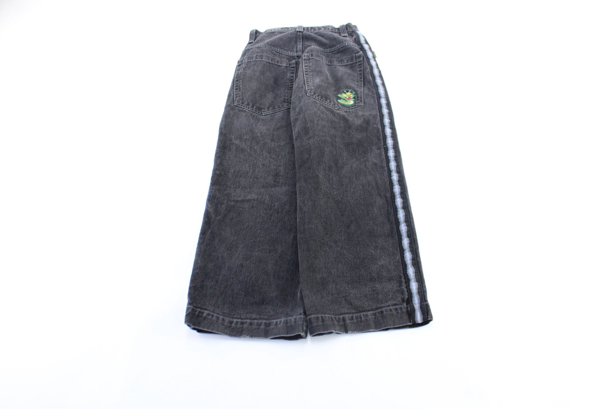 Vintage black baggy 2024 embroidered jnco jeans