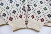 Vintage John Weitz Multipattern Knit Sweater - Sweater - Thrifted Threads