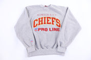 Vintage Kansas City Chiefs Football Sweatshirt - Sweatshirt - Thrifted Threads