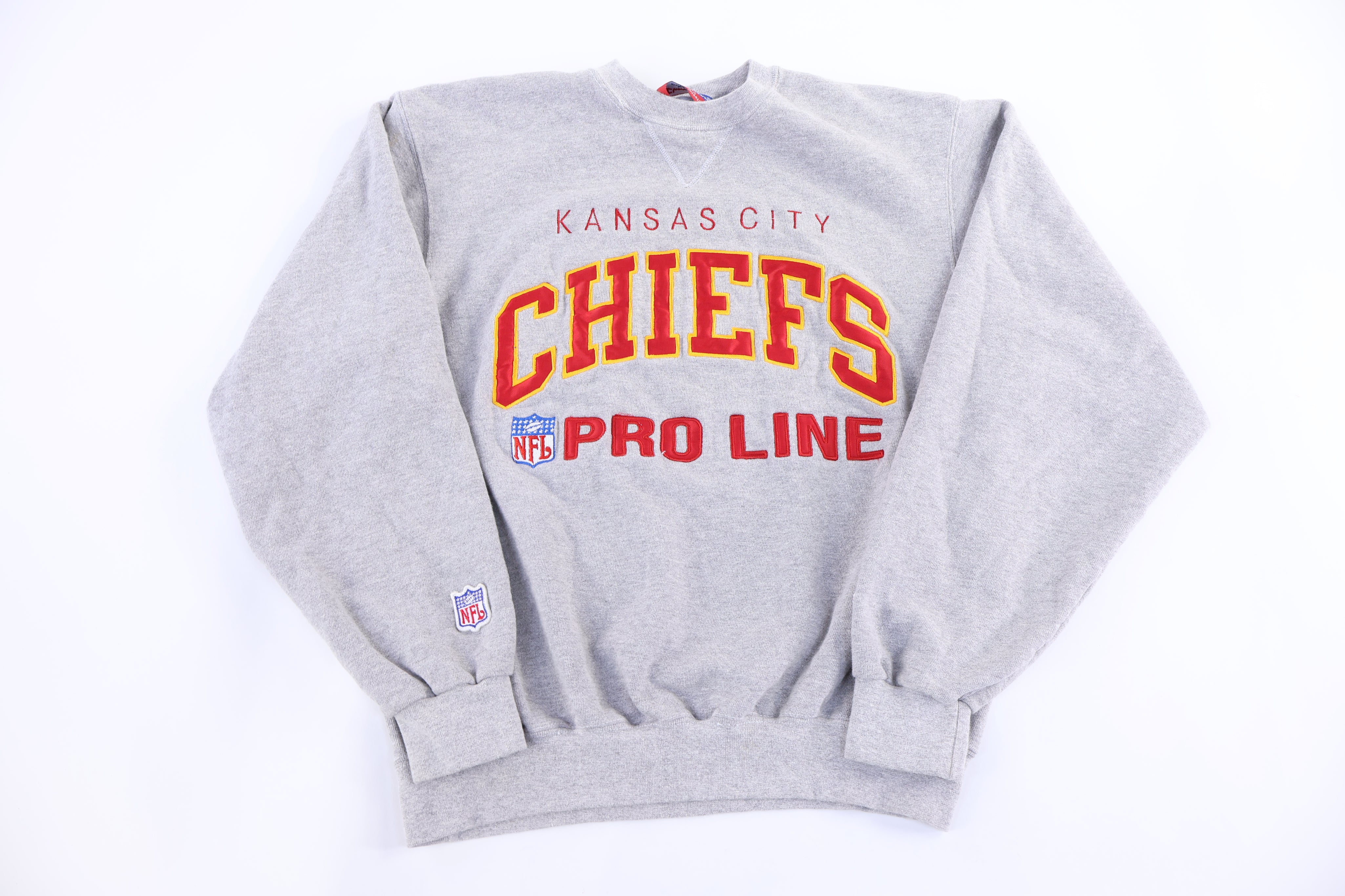 Vintage Kansas City Chiefs Football Sweatshirt - Sweatshirt - Thrifted Threads