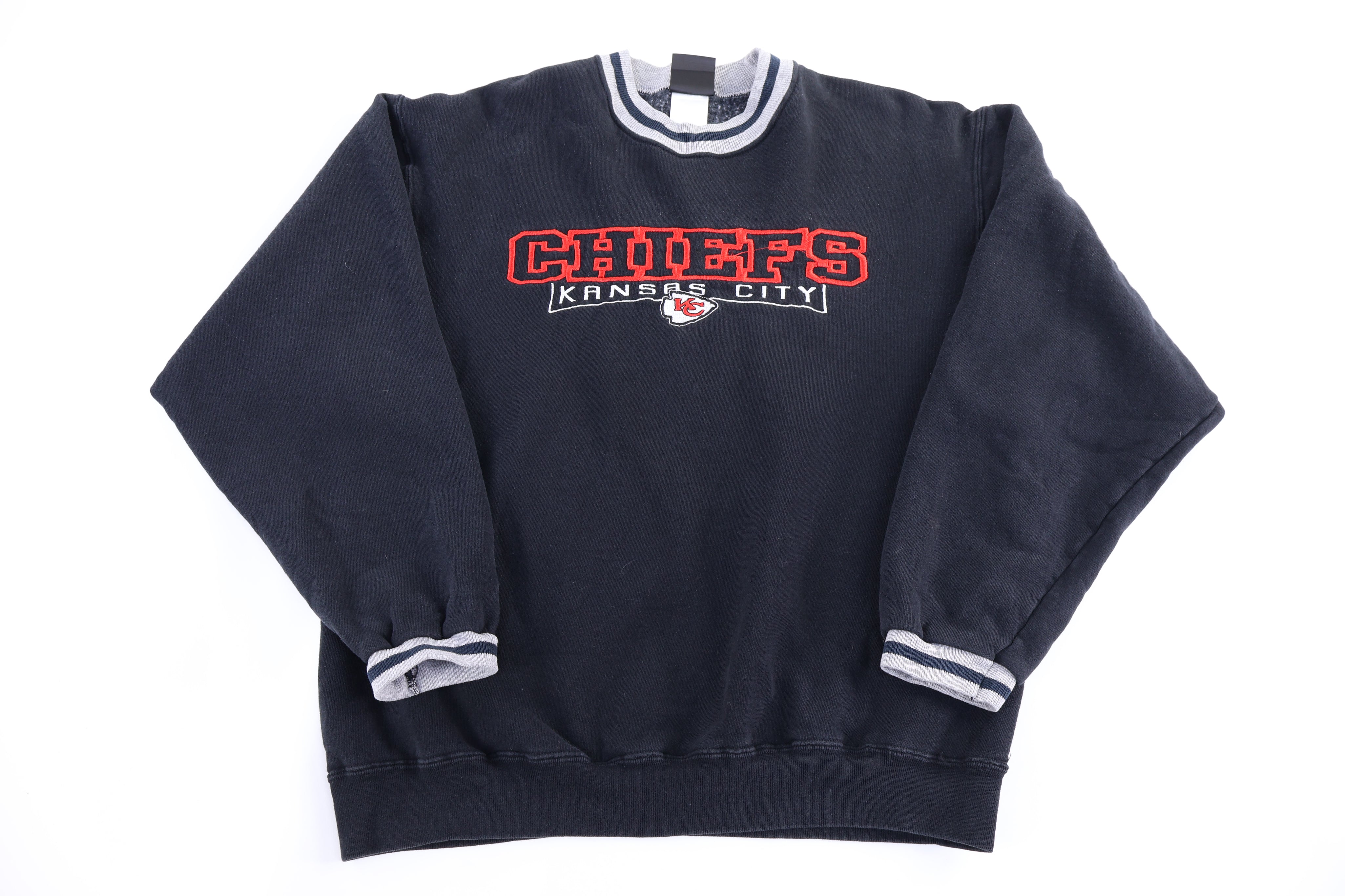 Vintage Kansas City Chiefs Football Sweatshirt - Sweatshirt - Thrifted Threads