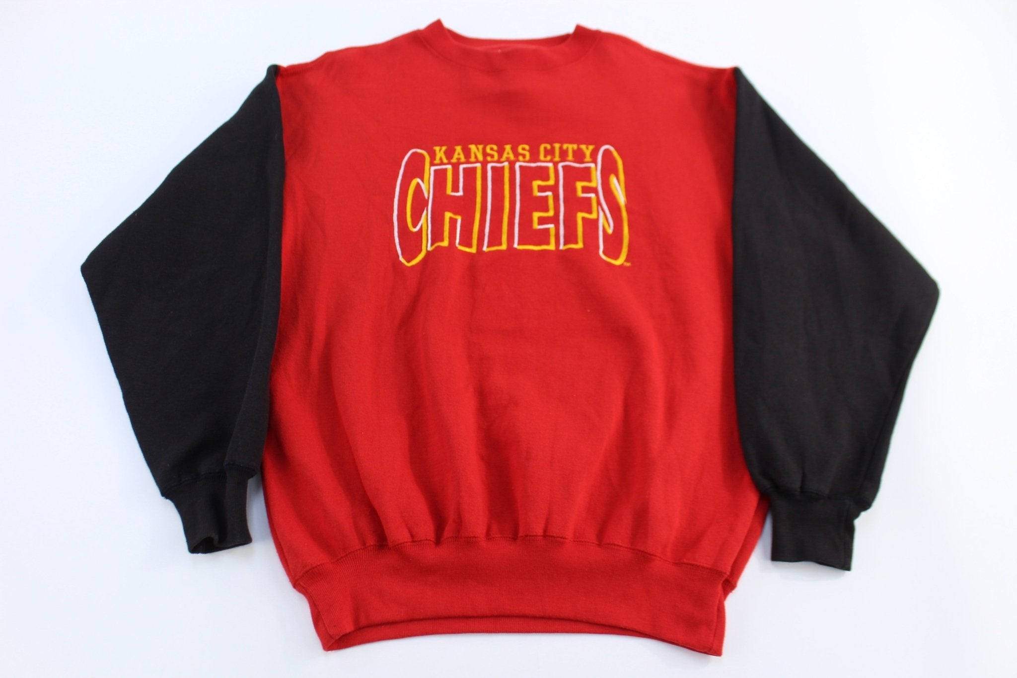 Vintage Kansas City Chiefs Football Sweatshirt - Sweatshirt - Thrifted Threads
