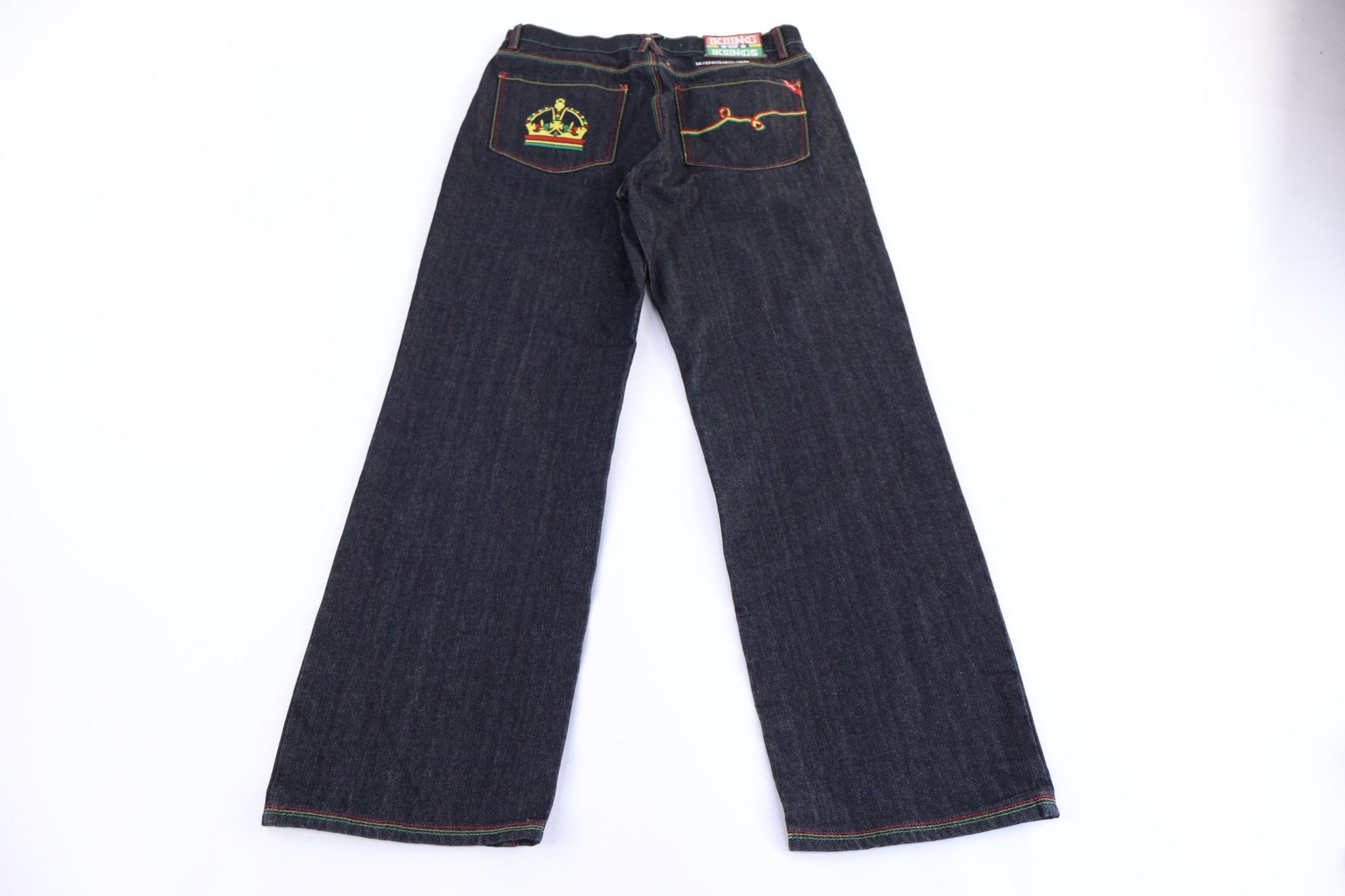 Vintage King of Kings Black Denim Jeans - Pants - Thrifted Threads
