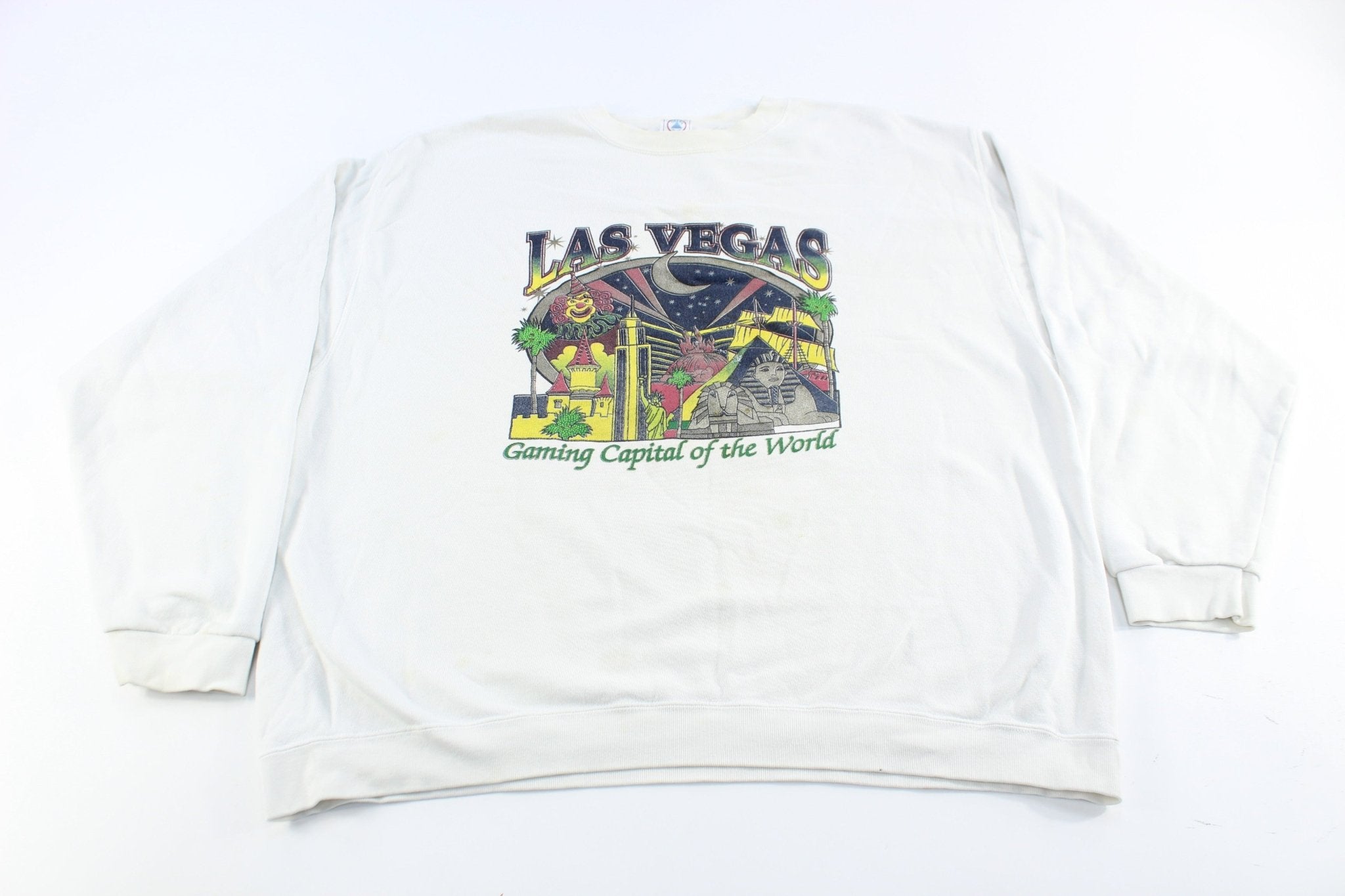 Vintage Las Vegas Graphic Sweatshirt - ThriftedThreads.com
