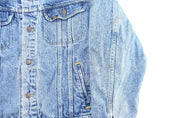 Vintage Lee Button Fly Denim Jacket - Jacket - Thrifted Threads