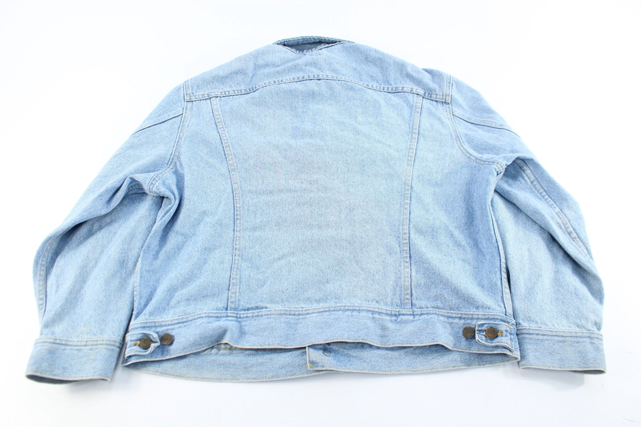 Vintage Lee Light Wash Denim Jacket - ThriftedThreads.com