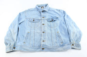 Vintage Lee Light Wash Denim Jacket - ThriftedThreads.com