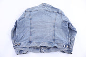 Vintage Lee Riveted Light Wash Denim Jacket - Jacket - Thrifted Threads