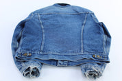Vintage Lee Storm Rider Blanket Lined Denim Jacket - ThriftedThreads.com