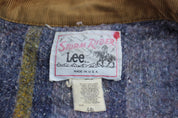 Vintage Lee Storm Rider Blanket Lined Denim Jacket - ThriftedThreads.com