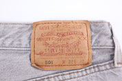 Vintage Levi's 501 Grey Denim Jeans - Pants/Shorts - Thrifted Threads
