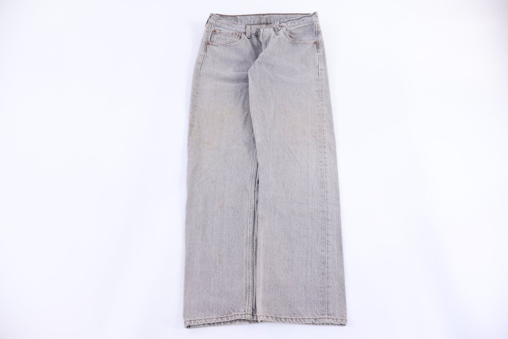 Vintage Levi's 501 Grey Denim Jeans - Pants/Shorts - Thrifted Threads