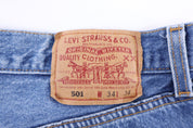 Vintage Levi's 501 Medium Wash Denim Jeans - Pants - Thrifted Threads