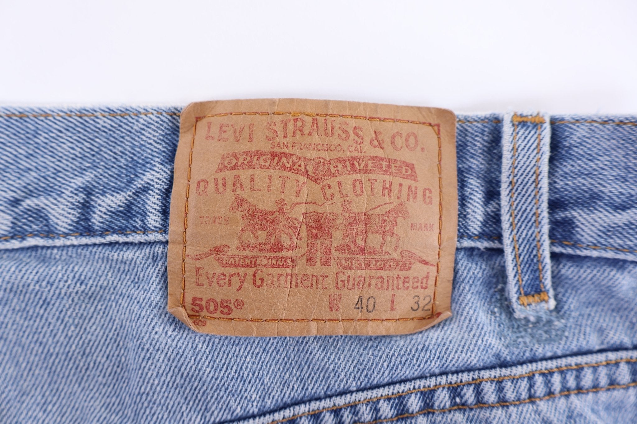 Vintage Levi's 505 Light Wash Denim Jeans - Pants/Shorts - Thrifted Threads
