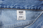 Vintage Levi's 550 Light Wash Relaxed Fit Denim Jeans - ThriftedThreads.com