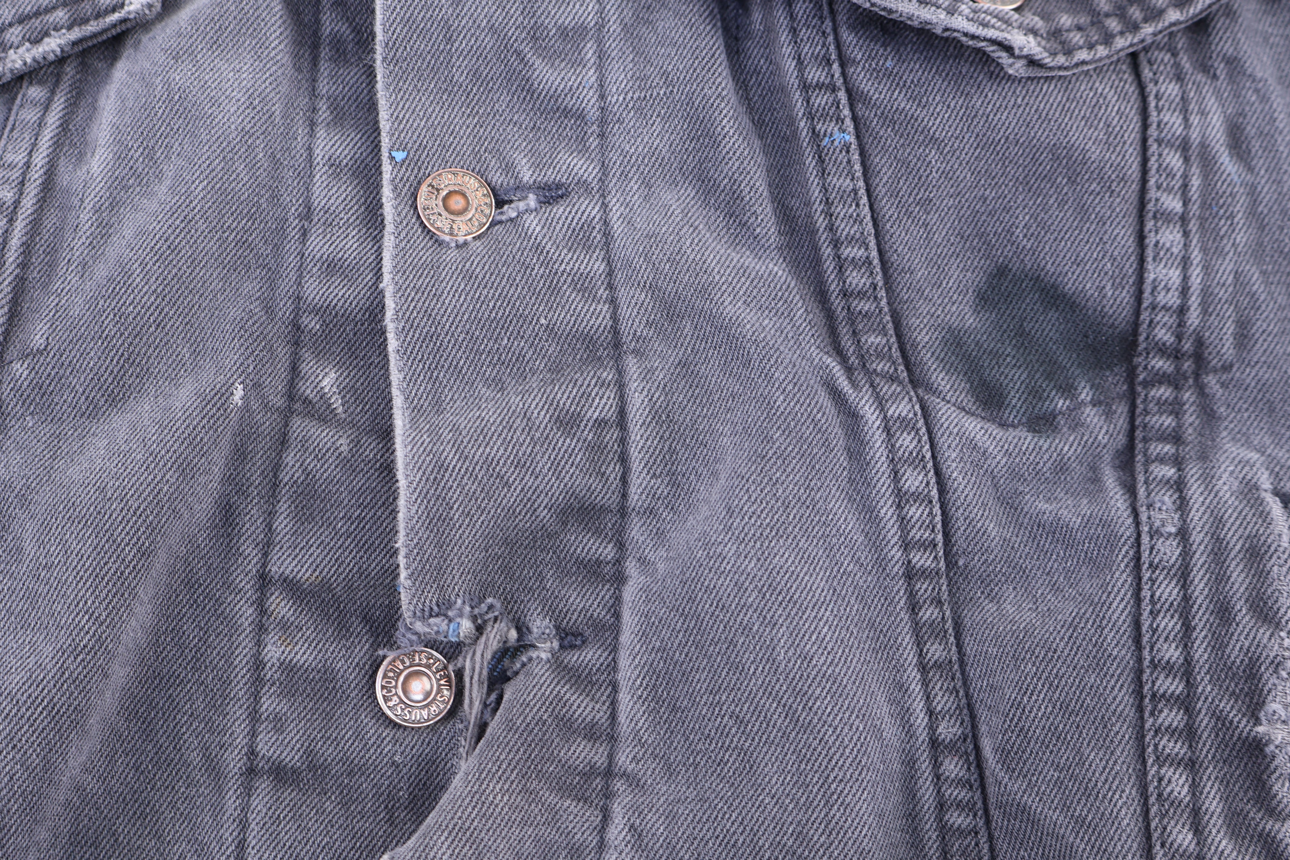 Vintage Levi's Black Denim Jacket - Jacket - Thrifted Threads