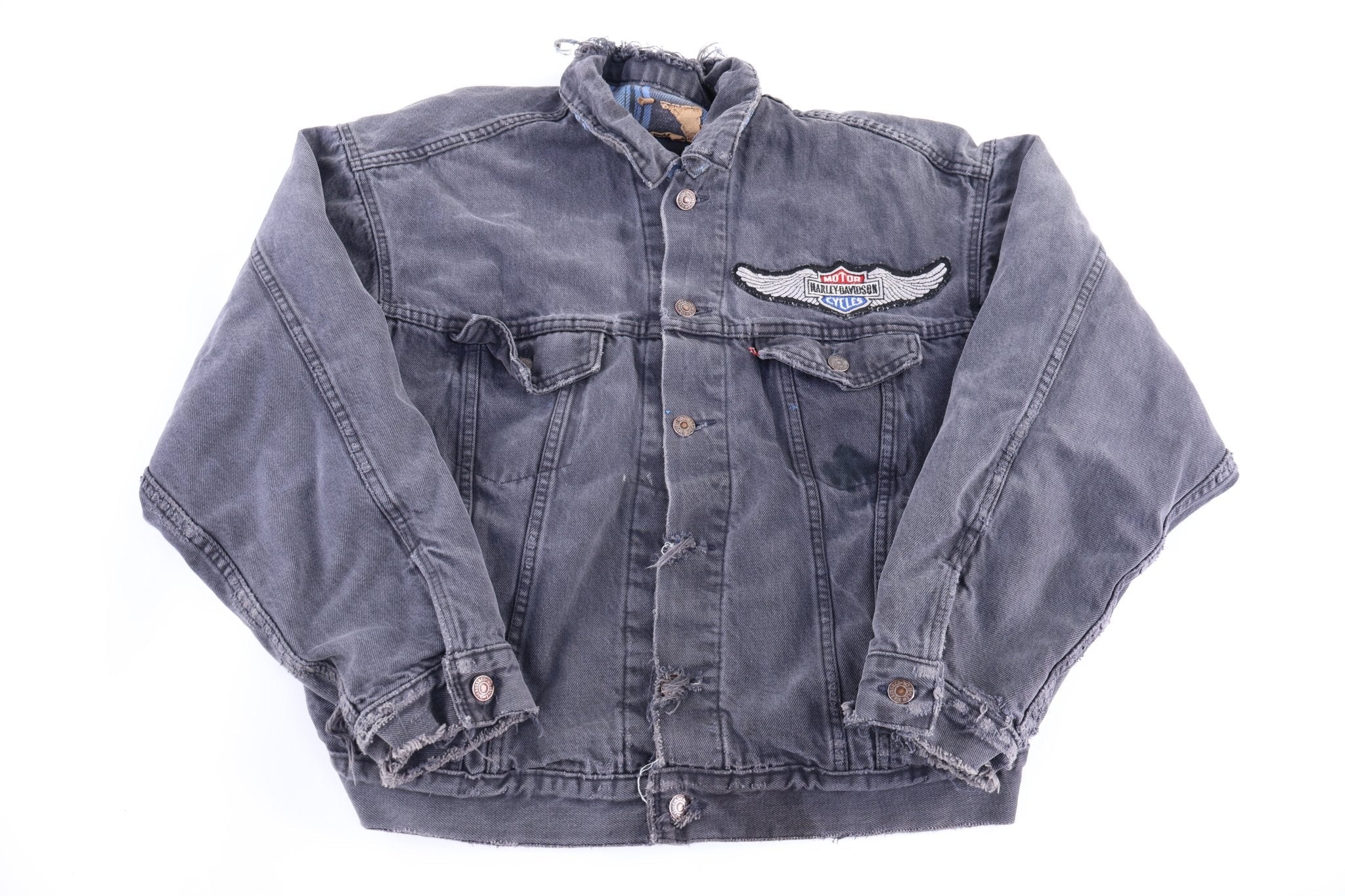 Vintage Levi's Black Denim Jacket - Jacket - Thrifted Threads