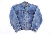 Vintage Levi's Dark Wash Denim Jacket - Jacket - Thrifted Threads