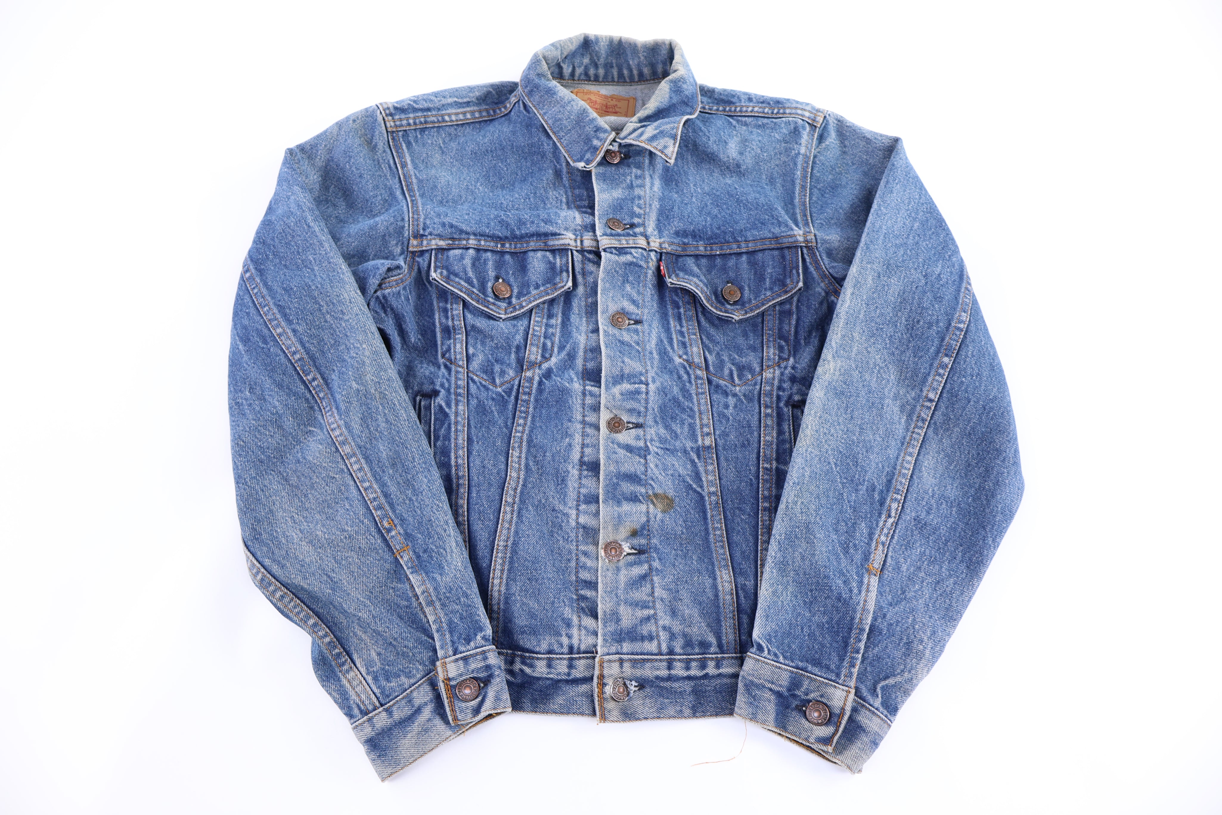 Vintage Levi's Dark Wash Denim Jacket - Jacket - Thrifted Threads