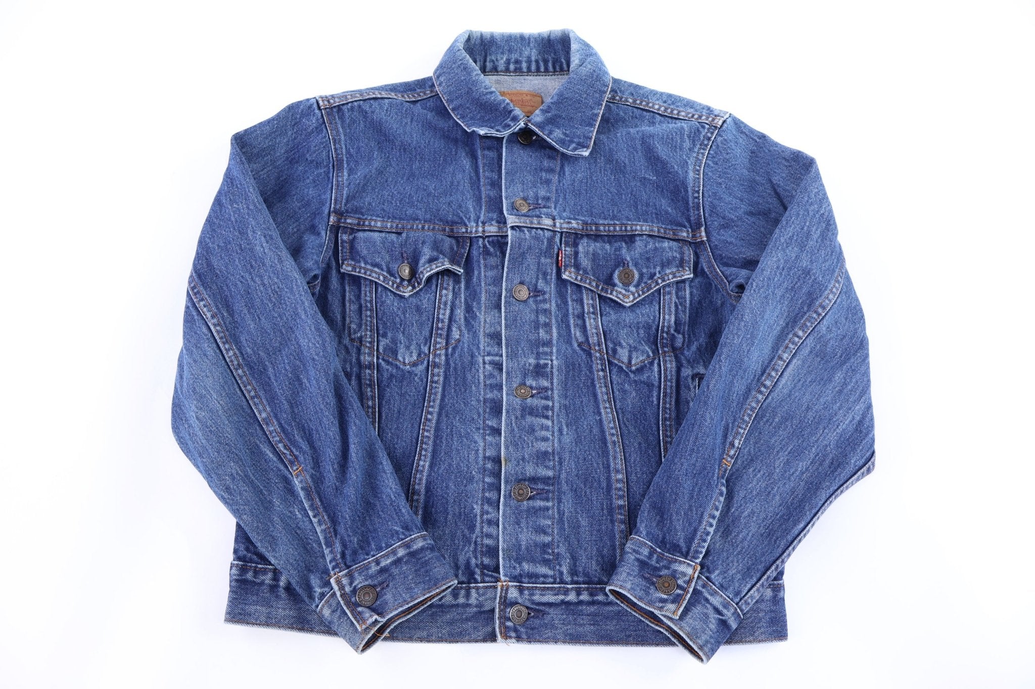 Vintage Levi's Dark Wash Denim Jacket - Jacket - Thrifted Threads