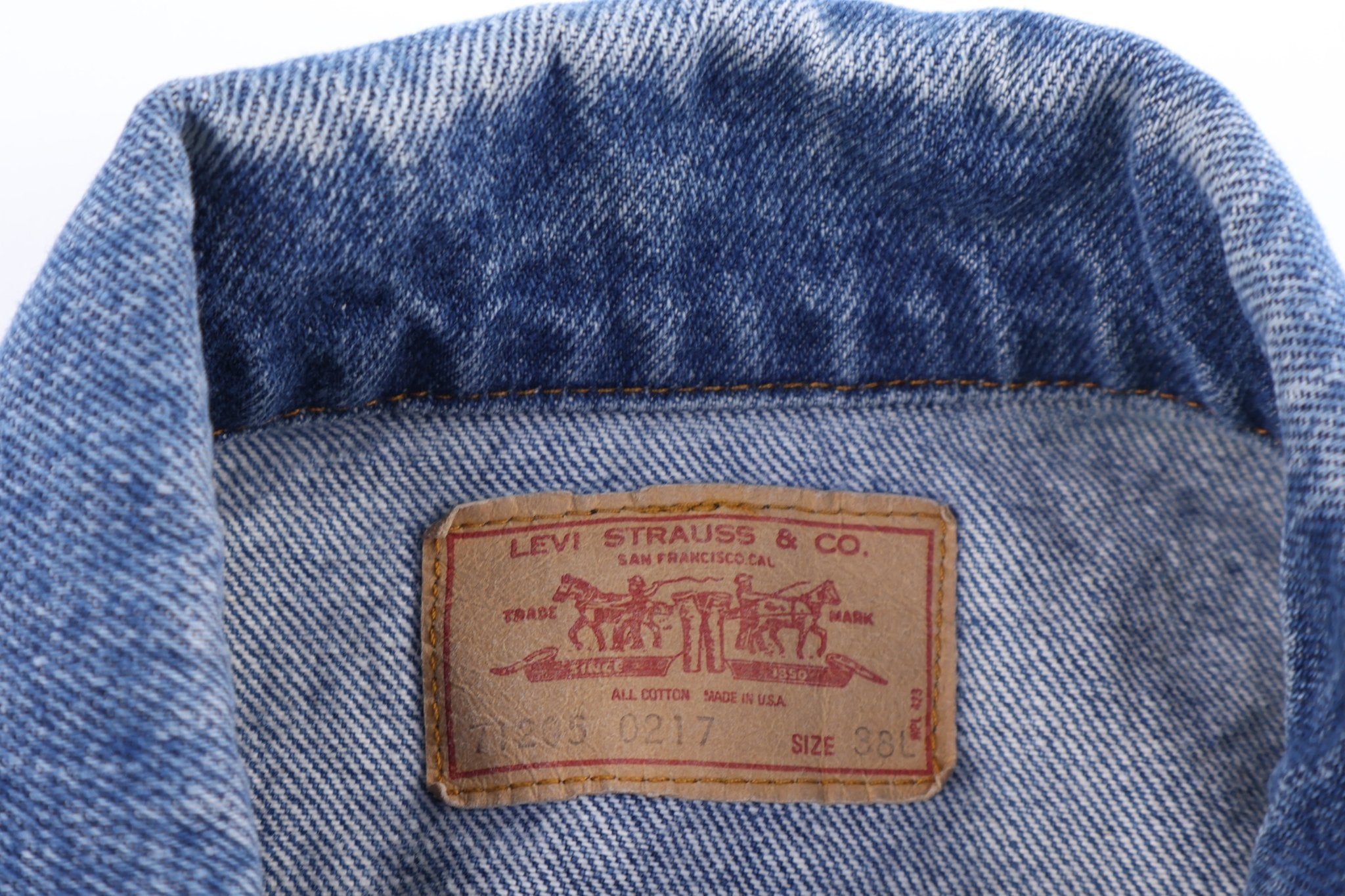 Vintage Levi's Dark Wash Denim Jacket - Jacket - Thrifted Threads