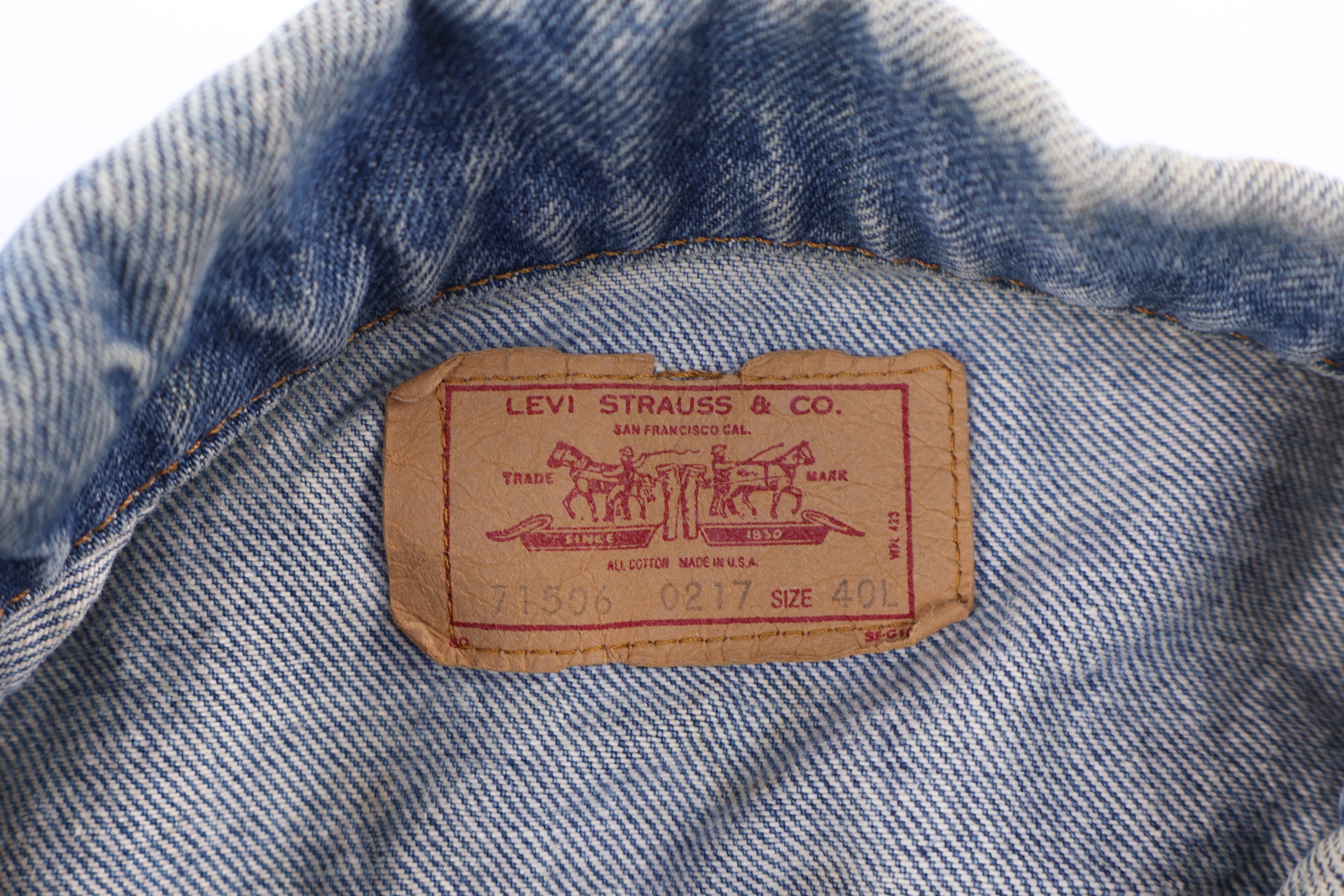 Vintage Levi's Dark Wash Denim Jacket - Jacket - Thrifted Threads