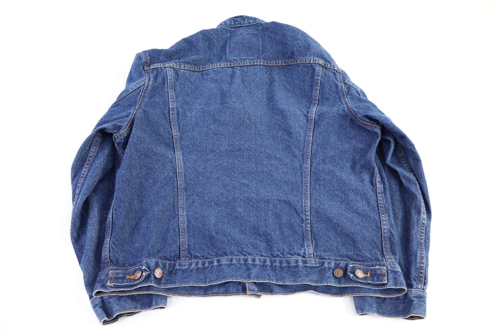 Vintage Levi's Dark Wash Denim Trucker Jacket - Jacket - Thrifted Threads