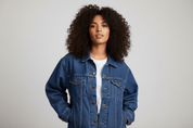 Vintage Levi's Dark Wash Denim Trucker Jacket - Jacket - Thrifted Threads