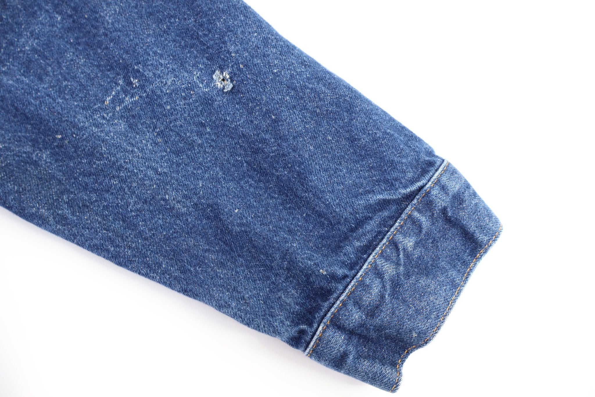 Vintage Levi's Dark Wash Denim Trucker Jacket - Jacket - Thrifted Threads