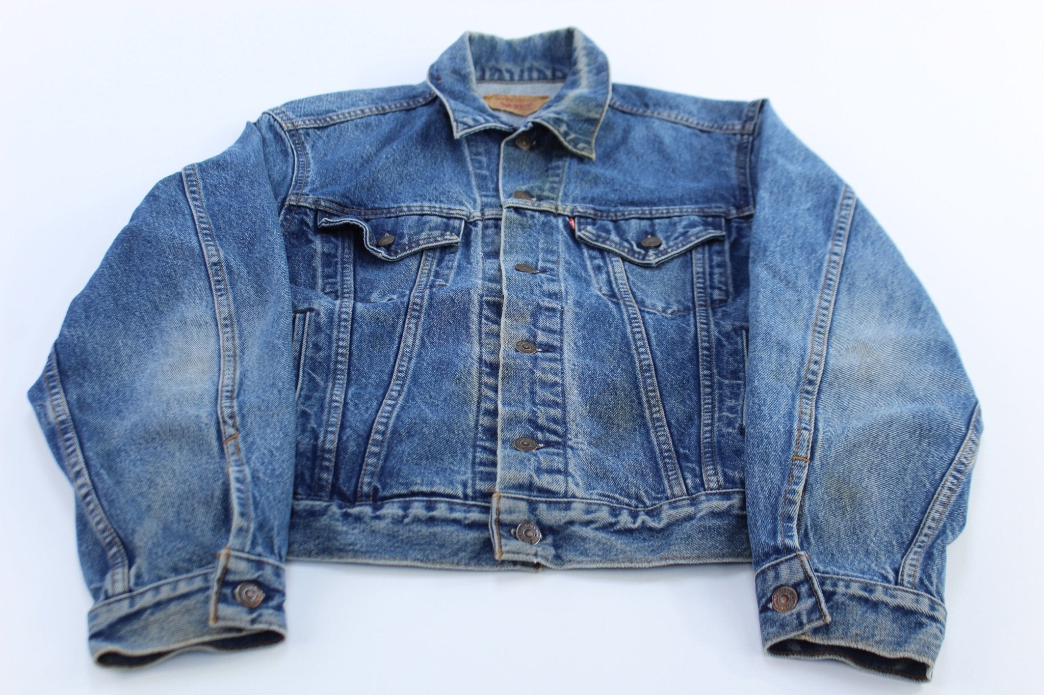 Vintage Levi's Denim Trucker Jacket - ThriftedThreads.com